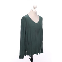 0039 Italy Top Silk in Green