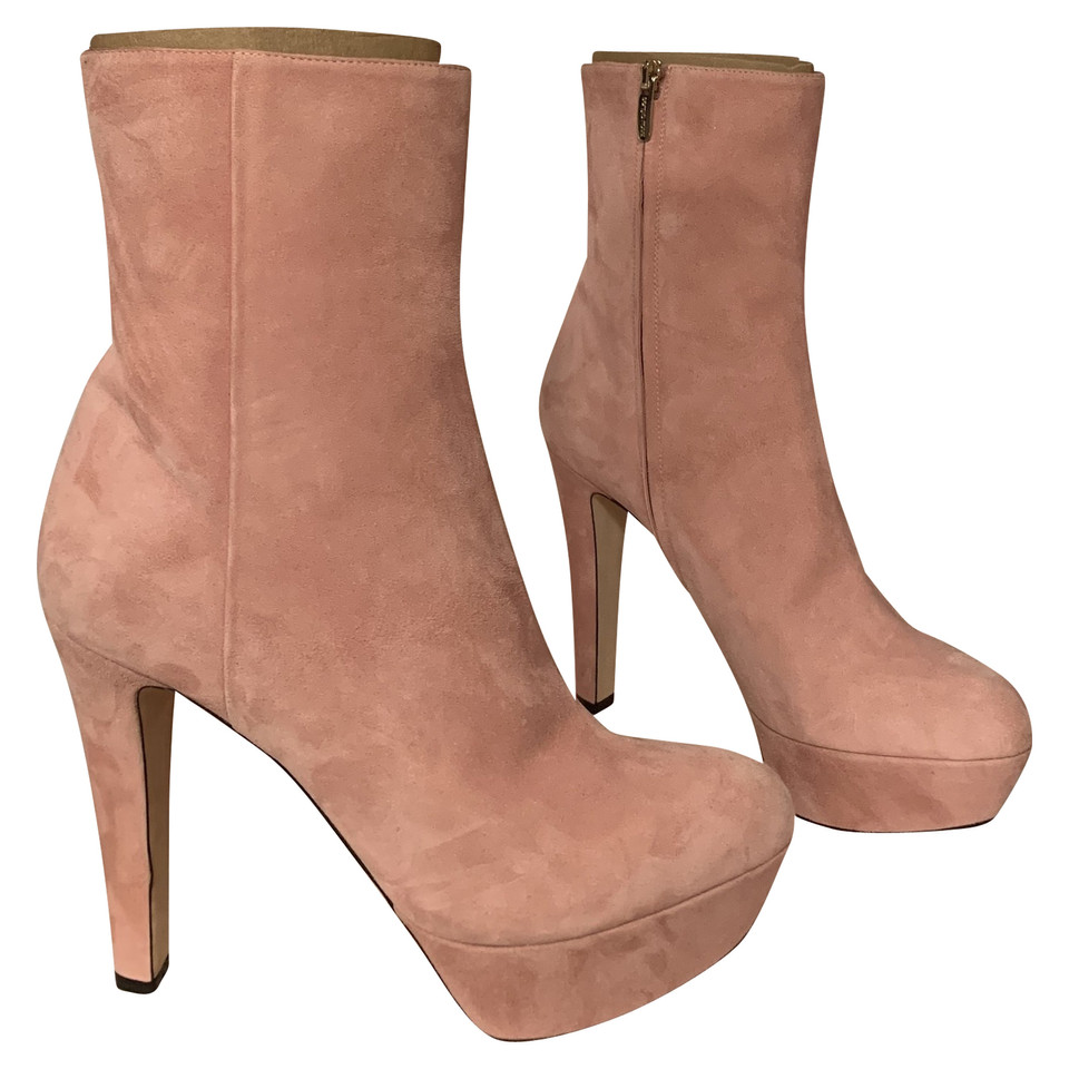 Sergio Rossi Ankle boots Suede in Nude