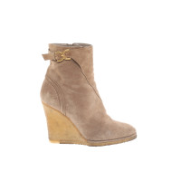 Chloé Wedges Leather in Beige