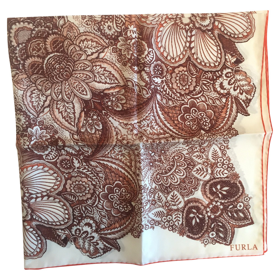 Furla Zijden sjaal met print
