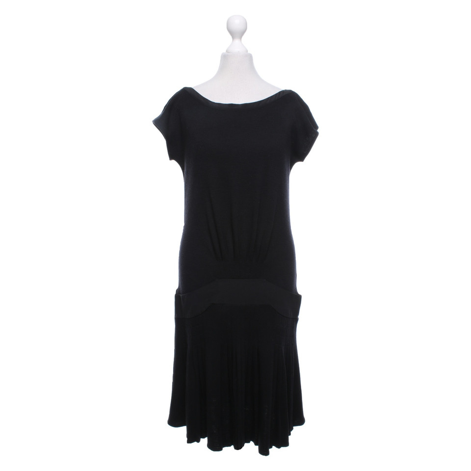 Roberto Cavalli Kleid aus Wolle in Schwarz