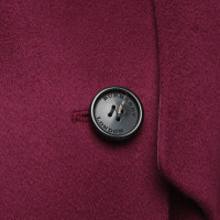 Burberry Giacca/Cappotto in Cashmere in Bordeaux