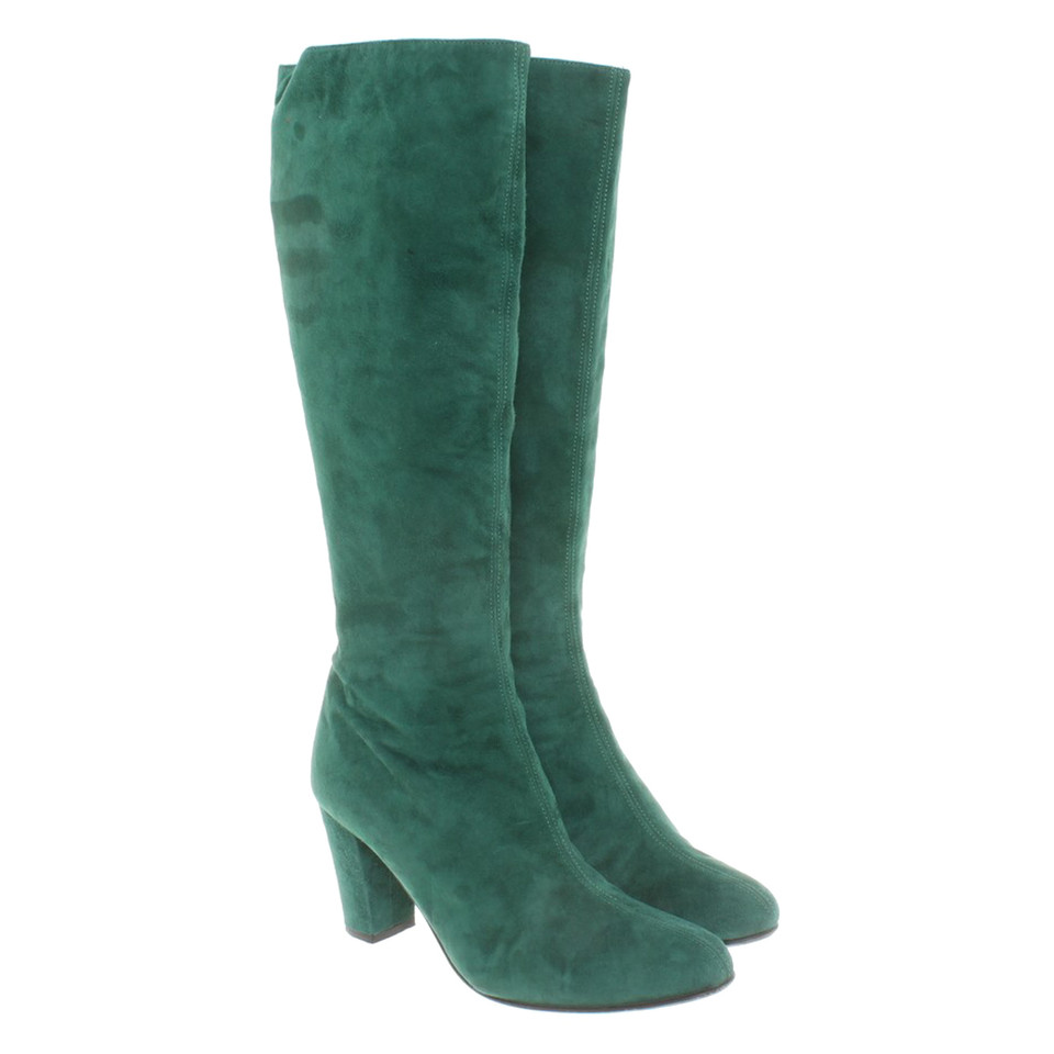 L.K. Bennett Suede boots in green