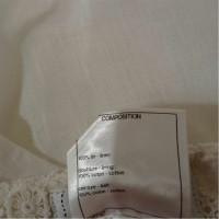 Chanel Hose aus Leinen in Weiß