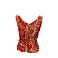 Diane Von Furstenberg Top Silk in Red