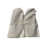 Chloé Slippers/Ballerina's Leer in Zwart