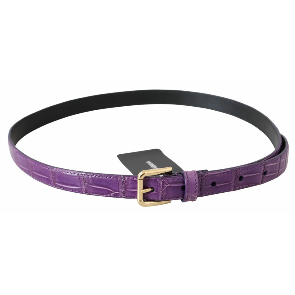 Dolce & Gabbana Ceinture en Cuir en Violet