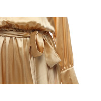 Federica Tosi Dress Silk in Gold