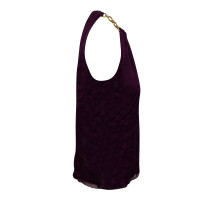 Diane Von Furstenberg Top Silk in Violet