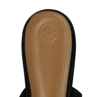 The Row Slippers/Ballerinas Leather in Black