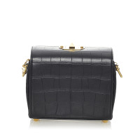 Alexander McQueen Box Bag 19 Leather in Black