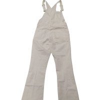 Framed Jumpsuit aus Jeansstoff in Weiß