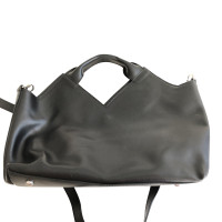 Navyboot Handbag Leather in Black