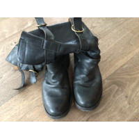 Fiorentini & Baker Stiefel aus Leder in Schwarz