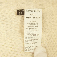 Giorgio Brato Vest Fur in Cream