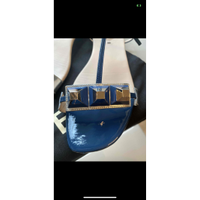 Fendi Sandals Patent leather in Blue