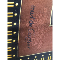 Cartier Scarf/Shawl Silk in Brown