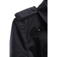 Burberry Prorsum Jacke/Mantel aus Baumwolle in Schwarz