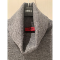Hugo Boss Strick aus Wolle in Grau