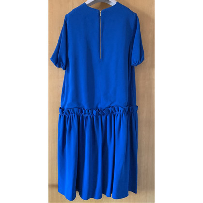 Rochas Kleid aus Viskose in Blau