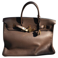Hermès Birkin Bag 40 Leather in Brown