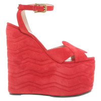Gucci Suede wedges