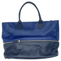 Longchamp Tote bag Leather in Blue