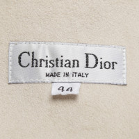 Christian Dior veste en peau d'agneau à la crème