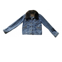 Louis Vuitton Jacket/Coat Cotton in Blue