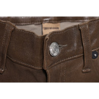 True Religion Trousers Leather in Khaki
