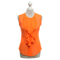 Other Designer Space blouse in neon orange