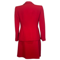 Giorgio Armani Anzug aus Wolle in Rot