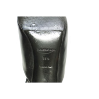Balenciaga Pumps/Peeptoes aus Leder in Schwarz