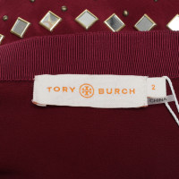 Tory Burch Skirt Silk in Bordeaux
