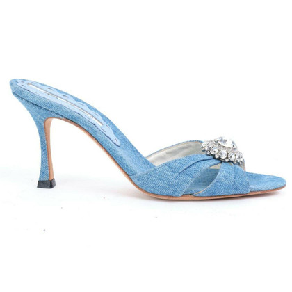 Brian Atwood Sandals Jeans fabric in Blue