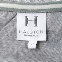 Halston Heritage Silberfarbenes Top