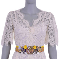 Dolce & Gabbana Belt Cotton in Yellow