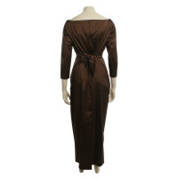 Talbot Runhof Elegant evening dress in brown