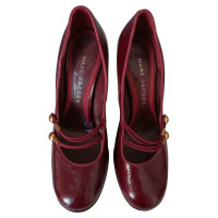 Marc Jacobs Pumps/Peeptoes Leather in Bordeaux