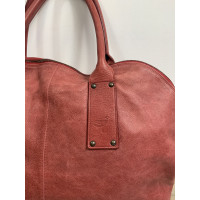 Jacob Cohen Travel bag Leather in Red