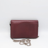 Givenchy Wallet on Chain Leather in Bordeaux