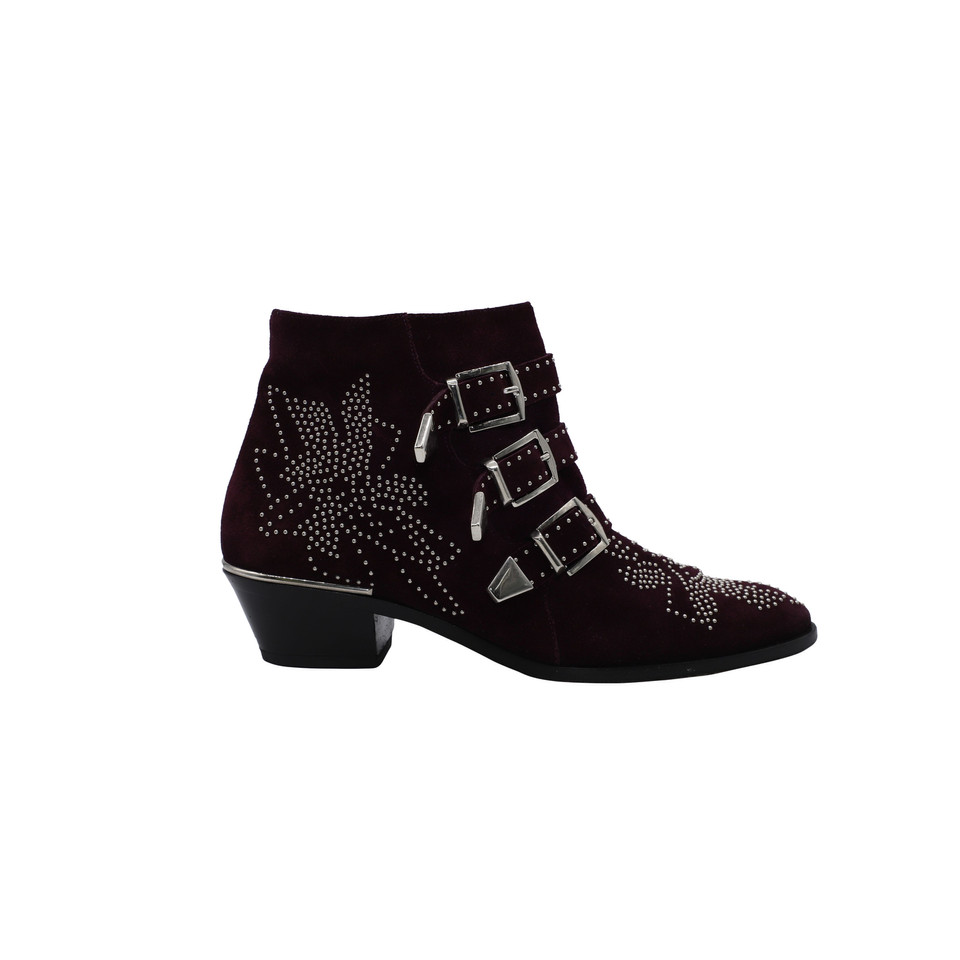 Chloé Susanna Boots en Daim en Violet