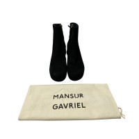 Mansur Gavriel Boots Suede in Black