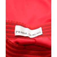 Prabal Gurung Skirt Silk in Red
