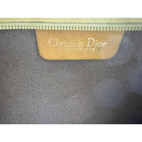 Christian Dior Clutch aus Leder in Gelb