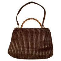 Gucci Bamboo Bag Leather in Brown