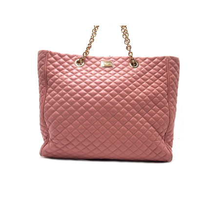 Dolce & Gabbana Shopper aus Leder in Rosa / Pink