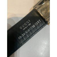Gucci Gürtel aus Canvas in Schwarz