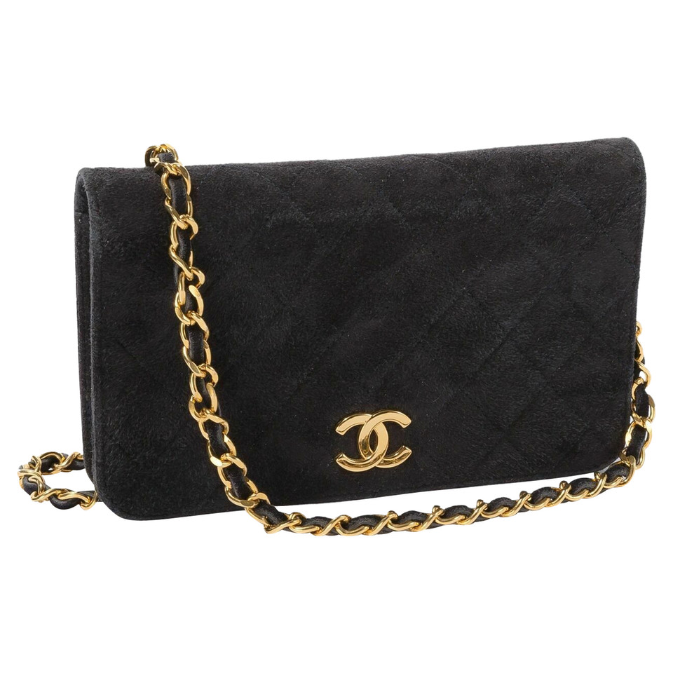 Chanel Wallet on Chain Suede in Blue