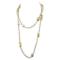 Chanel Necklace Pearls in Gold